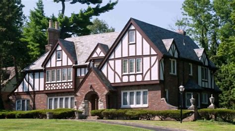 neo tudor style home.